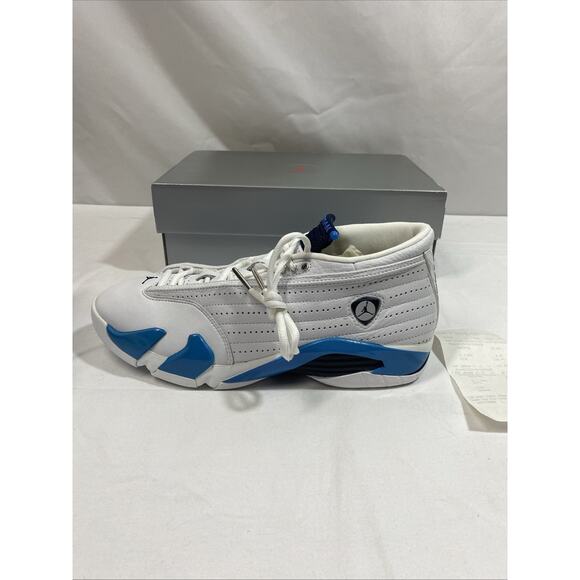 Nike Air Jordan 14 XIV Low '99 136019-101 Obsidian-Columbia Blue Size 12 NEW - Picture 5 of 13